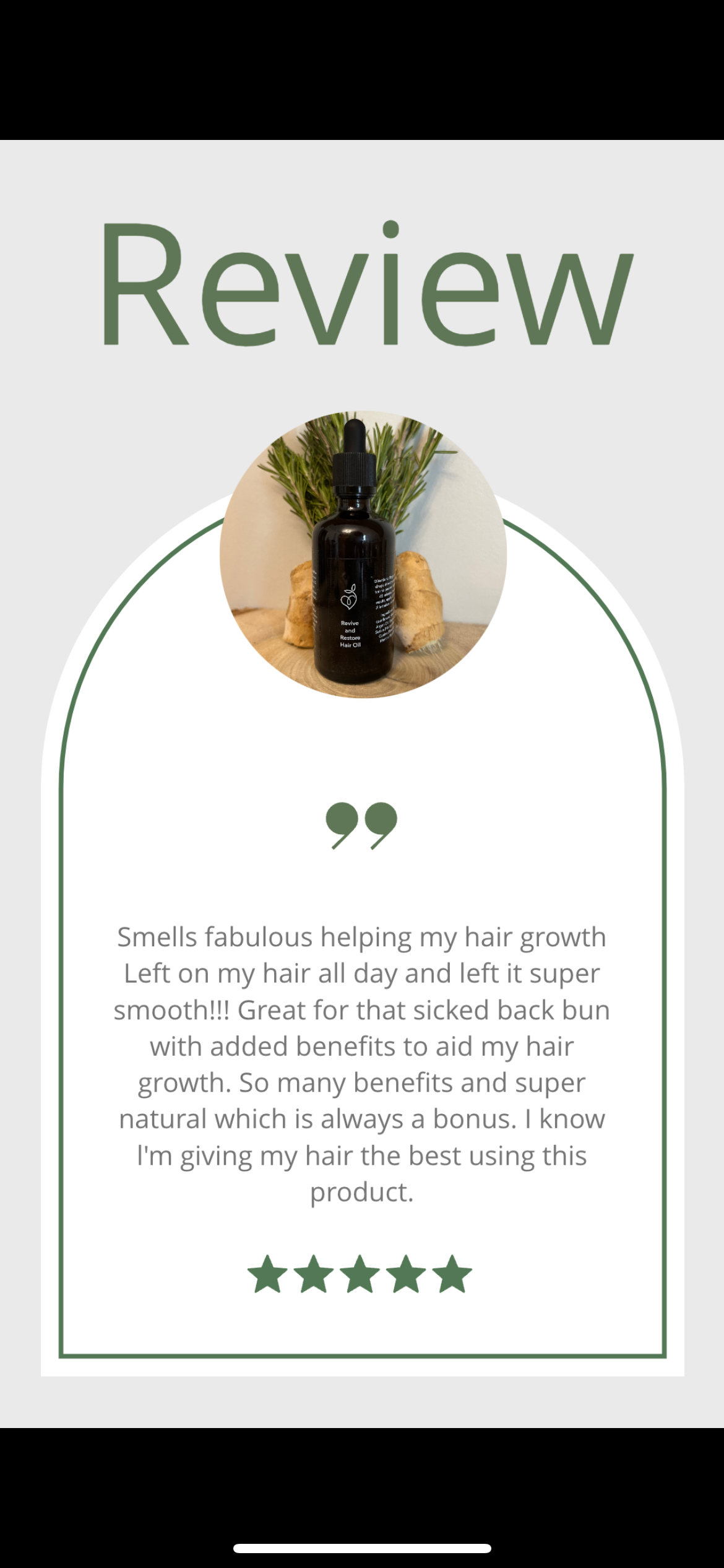 Revive and Restore Hair Oil