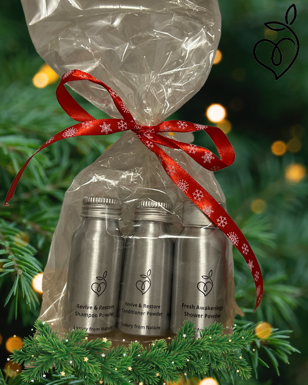 Trio of sample size powders